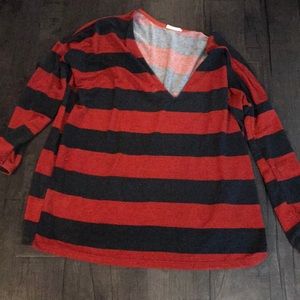 Long sleeve stripped shirt